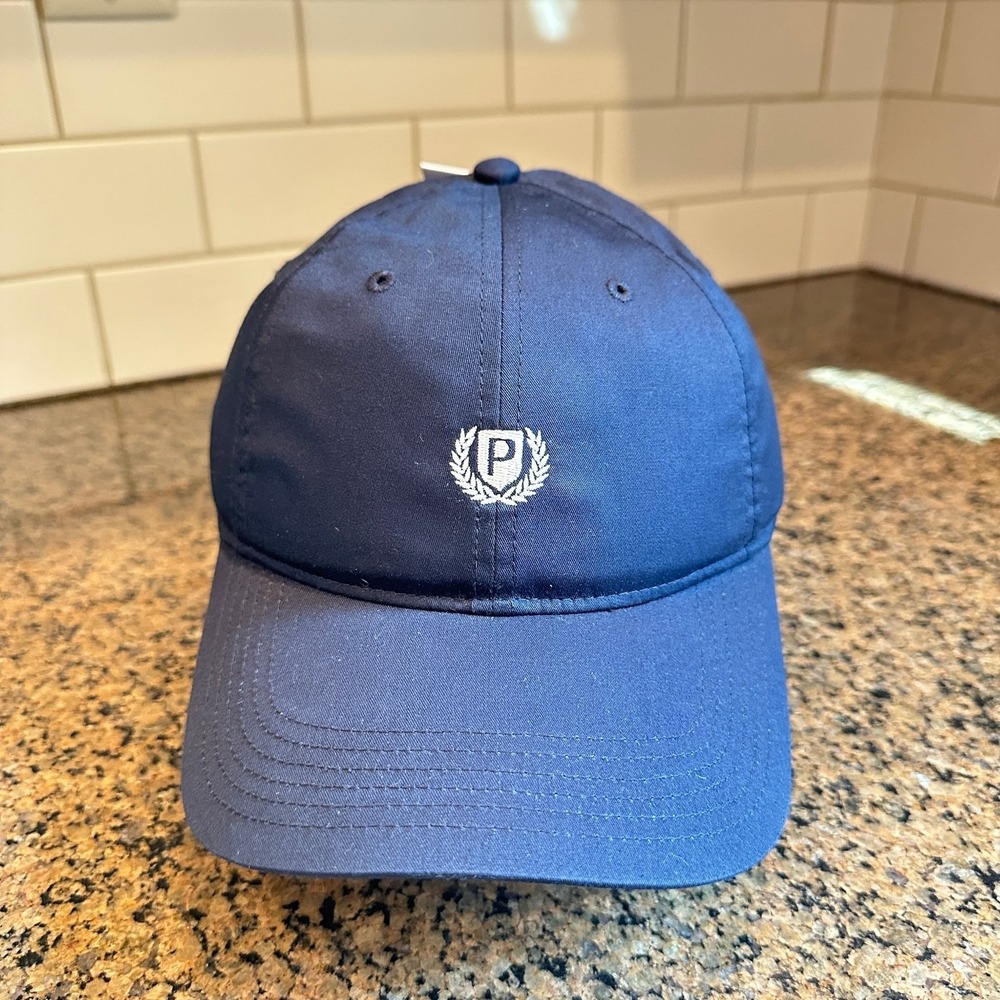 PUMA Golf Dad Hat Blue Adjustable Strap Back Cotton New